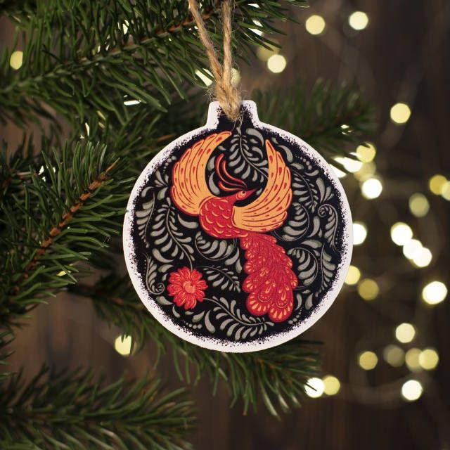 Набір подарунок на Новий рік  ялинкових прикрас "Птахи"