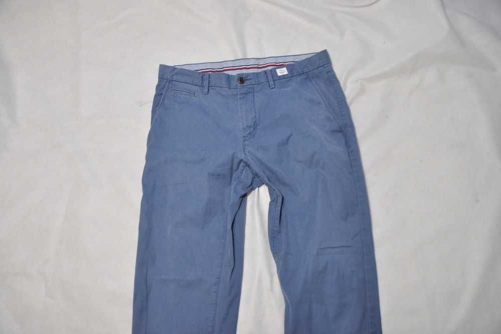 TOMMY HILFIGER CHINO L 88cm 34/30 męskie spodnie jeansowe chinosy slim s1v