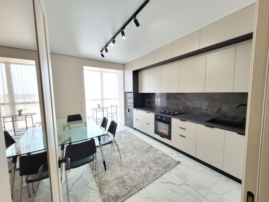 2к.Vip! ЖК "Дрім Таун", 6/10ц, 50м2! Авт. опал! Євро,меблі, тех!