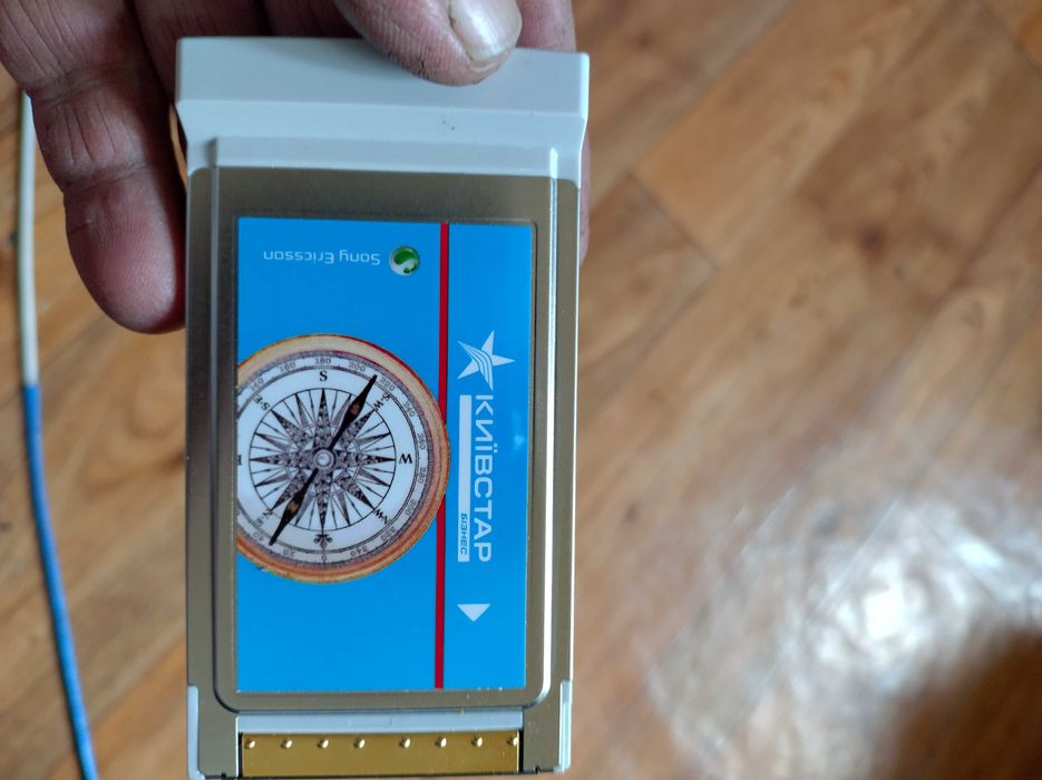 Раритетный модем Sony Ericsson PC card cardbus под Киевстар