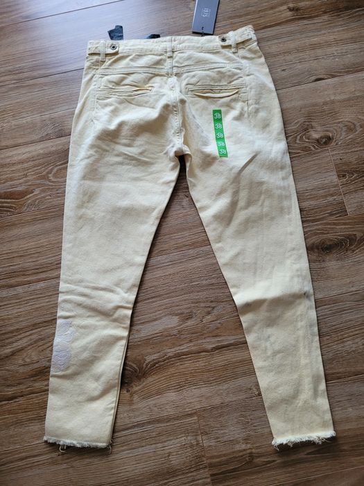 Spodnie nowe zara unisex bawełniane krój 3/4