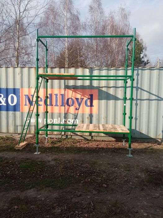 Rusztowanie elewacyjne klinowe choinkowe 100m2