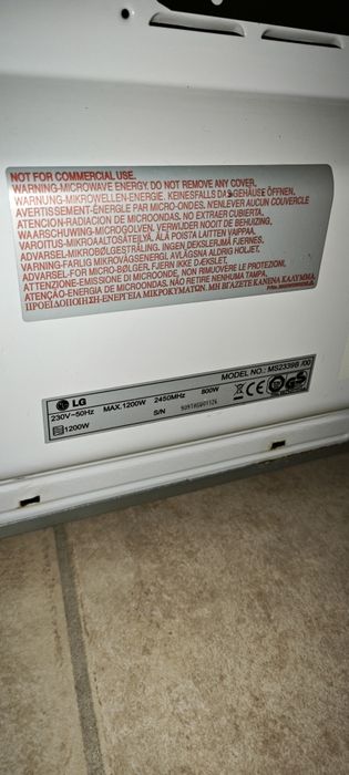 Microondas LG MS2339B
