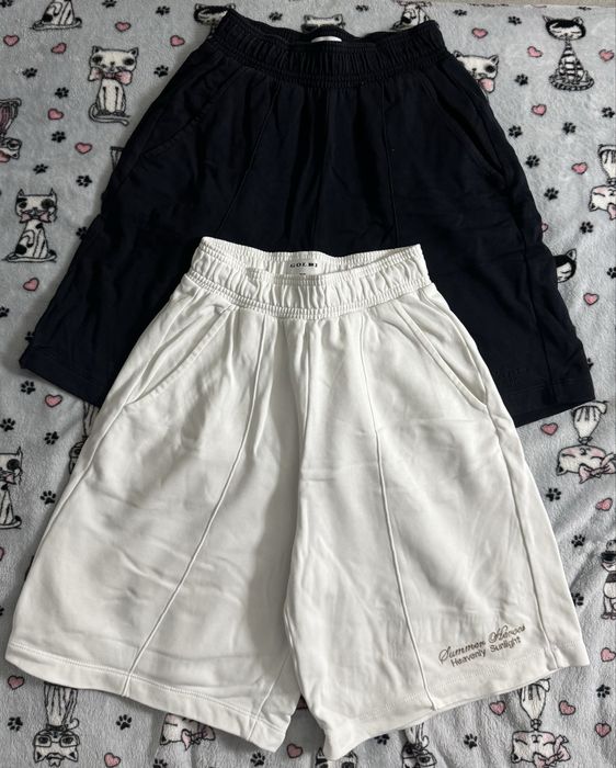 Шорти жіночі в білому і чорному кольорах