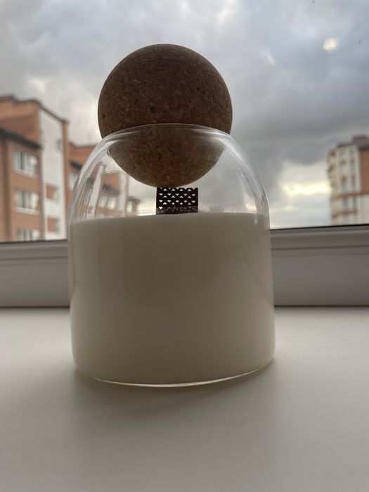 Велика ароматична свічка 500мл | Готова ідея для подарунка |Мінімалізм