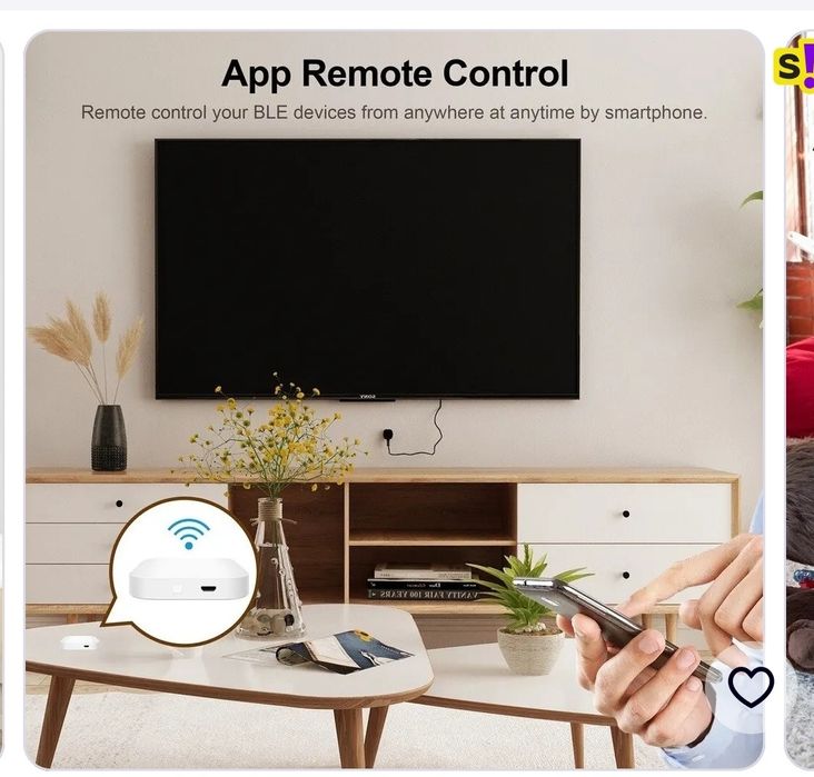 Bluetooth шлюз Tuya Gateway Hub для автоматизації розумного будинку WiFi / Bluetooth