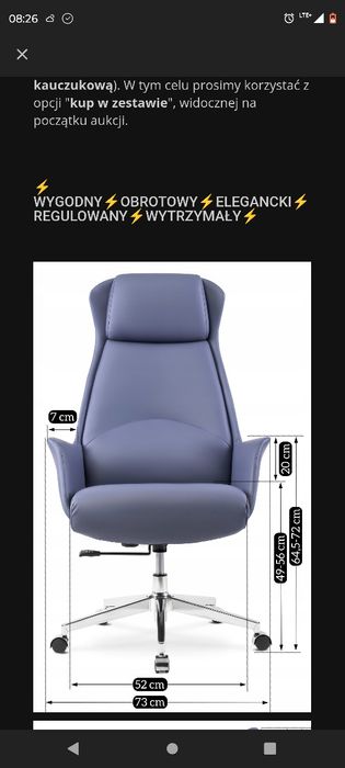 Fotel dla Pani Prezes / Pana Prezesa Prato Elite