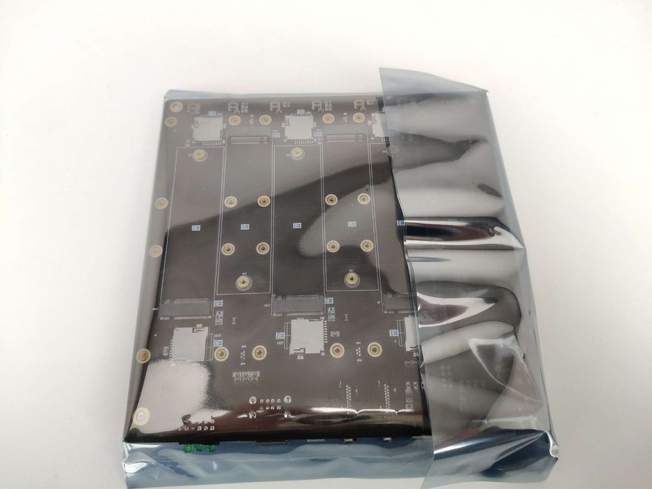 DeskPi Super6C Raspberry Pi CM5/CM4 Cluster Mini-ITX board 6 RPI CM4