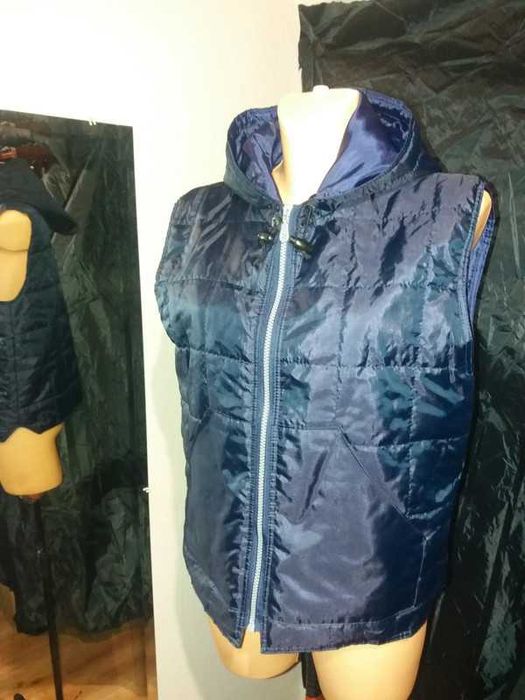 Bezrękawnik ocieplany pikowany granatowy(285)