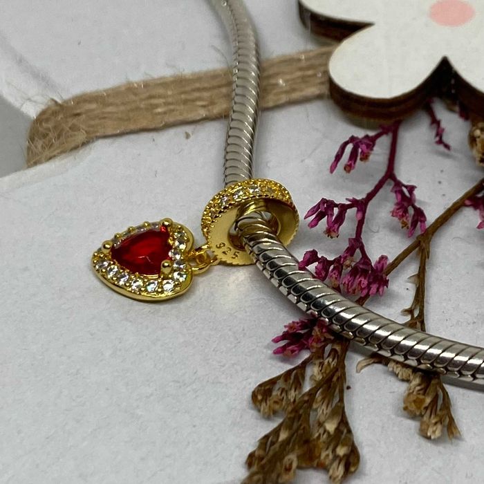 Charms zawieszka do bransoletki Serce