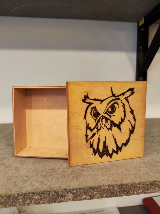 Pyrography-Engraved Box