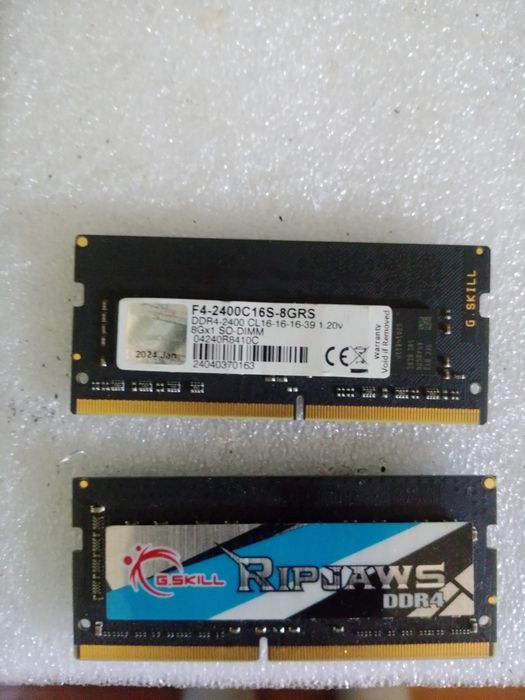 Gskill ripjaws ddr4 2X 8gbts SO-DIMM