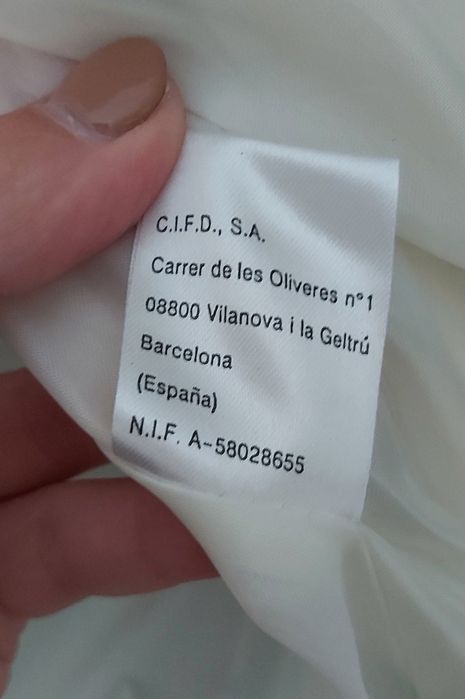 Colete (kispo) branco. T38/40 (M/L)