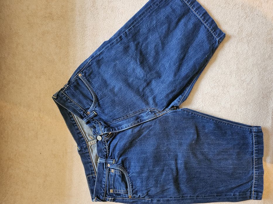 Evisu spodnie bermudy hip hop L