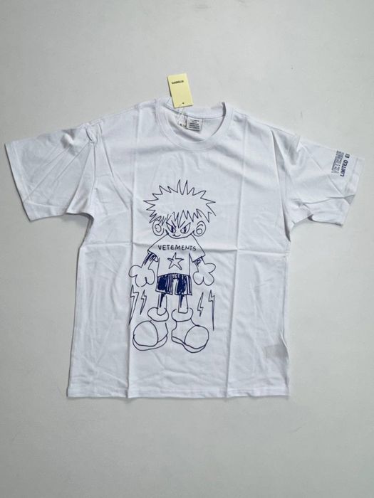 футболка Vetements Anime Boy Chrome Hearts Rick Owens