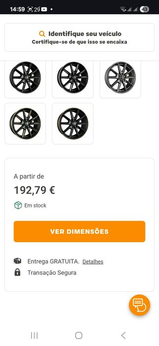 Jantes 18 borbet design LX