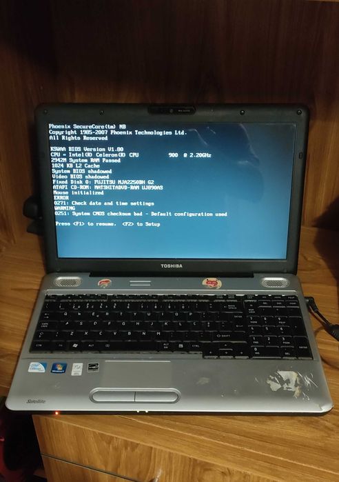 Toshiba Satellite L 500