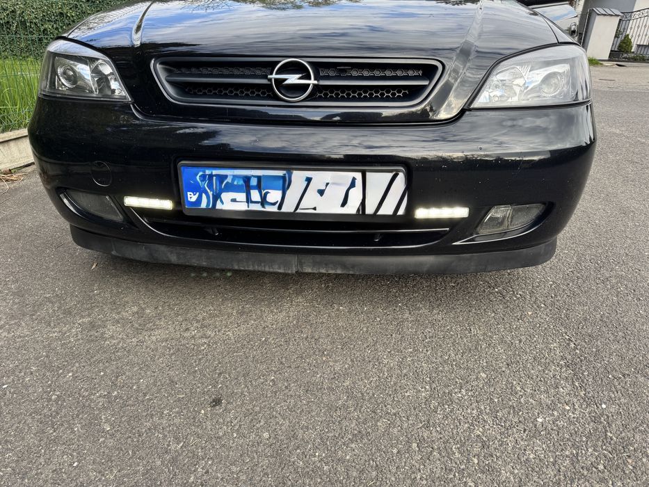 Astra g zderzak przód + lampy drl