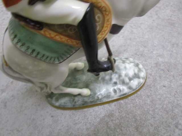 Rara Escultura Cavaleiro Escola equitação espanhola Viena Austria