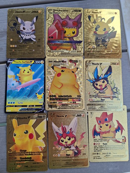Cartas pokemon Pikachu