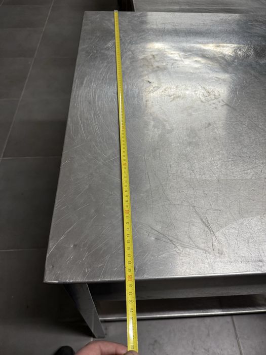 Mesa quadrada de centro para cozinha / café , com prateleira