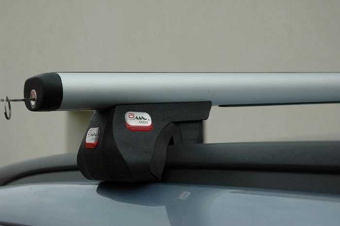 Bagażnik aluminiowy na relingi zintegrowane Kia Carens IV , Kia Ceed