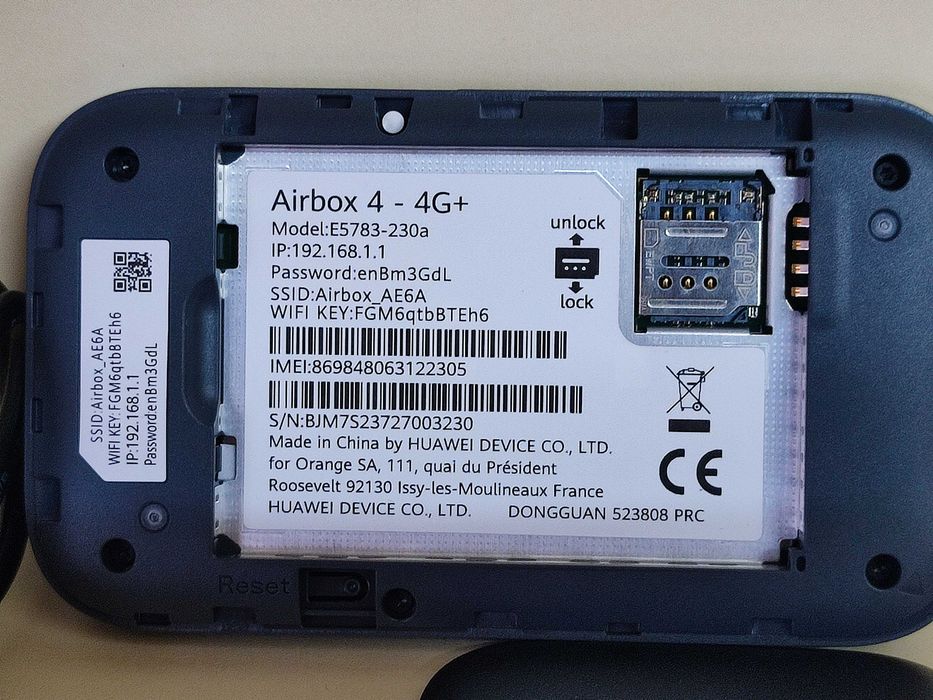 Huawei E5783 4G+ Cat.6 Router 300mbps Hotspot