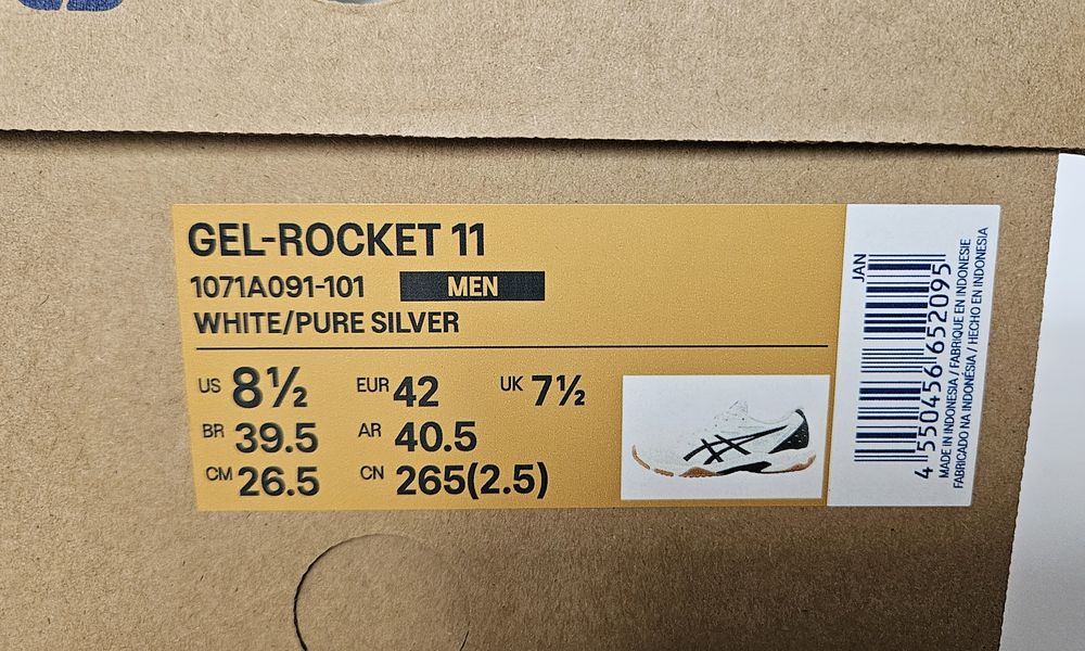 Wyprzedaż!!! Buty halowe męskie. Asics.  Rozmiar 42.