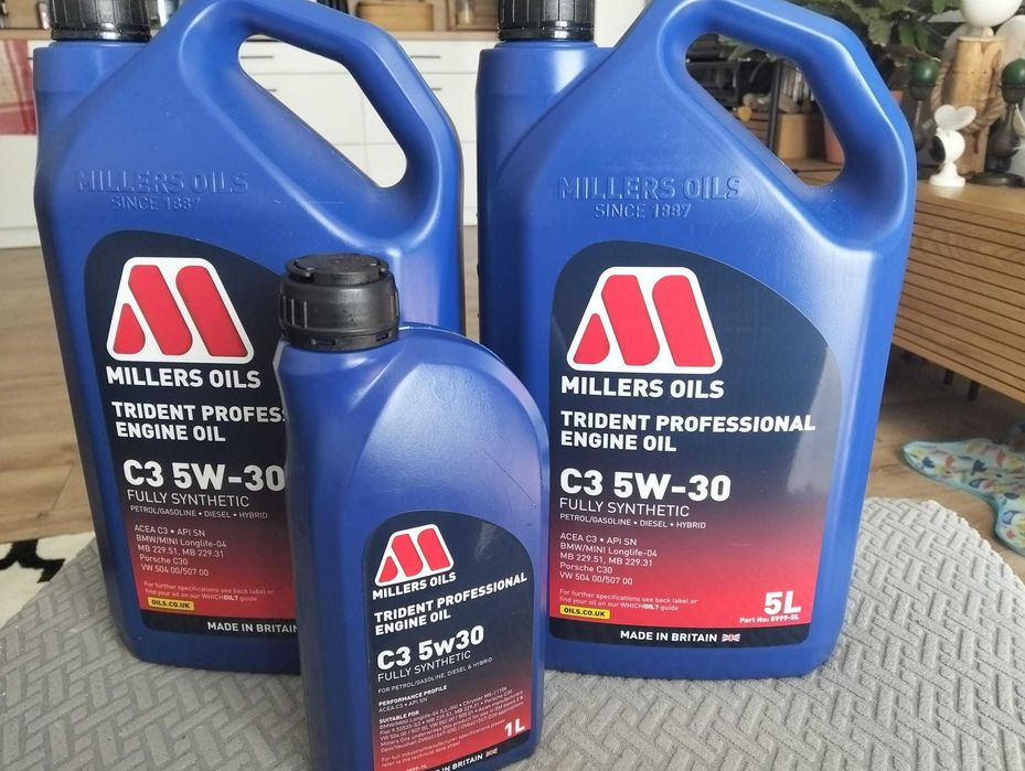 Olej Millers C3 5W30 (5+5+1=11 l)