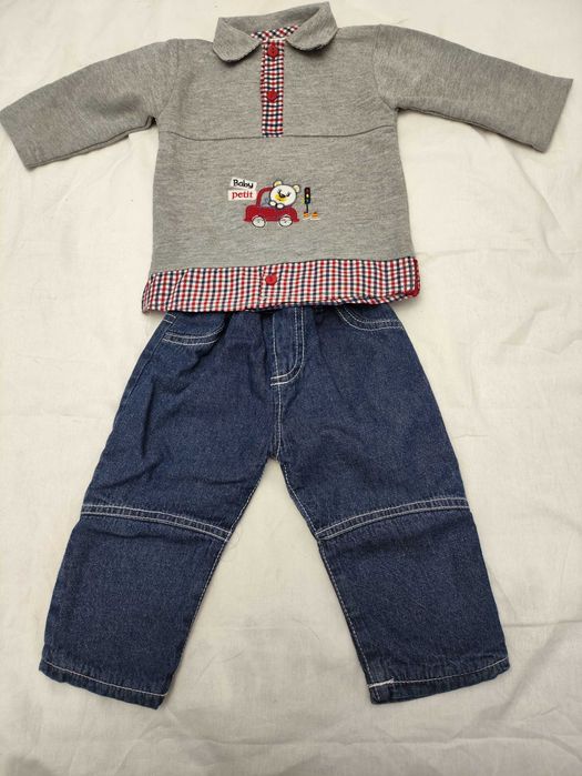 Conjunto menino 6-9 meses - Novo