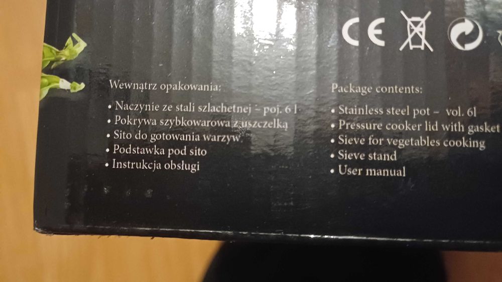 Szybkowar Philipiak Milano 6 litrowy