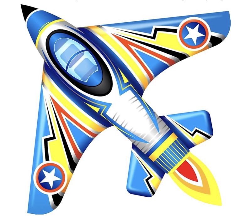 Великий повітряний змій у формі винищувача SGftre Fighter Plane