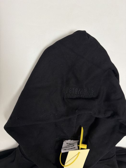 Зип Худи Vetements JESUS black  M L  balenciaga rick owens project gr protocol index
