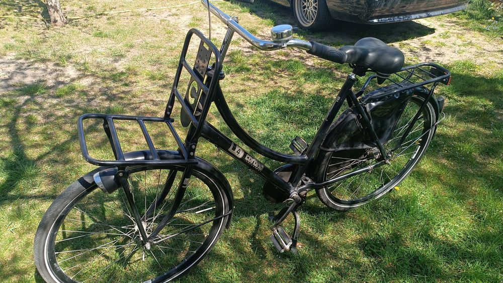 Rower holenderski Cortina 4 U transport na osobę wysoka.