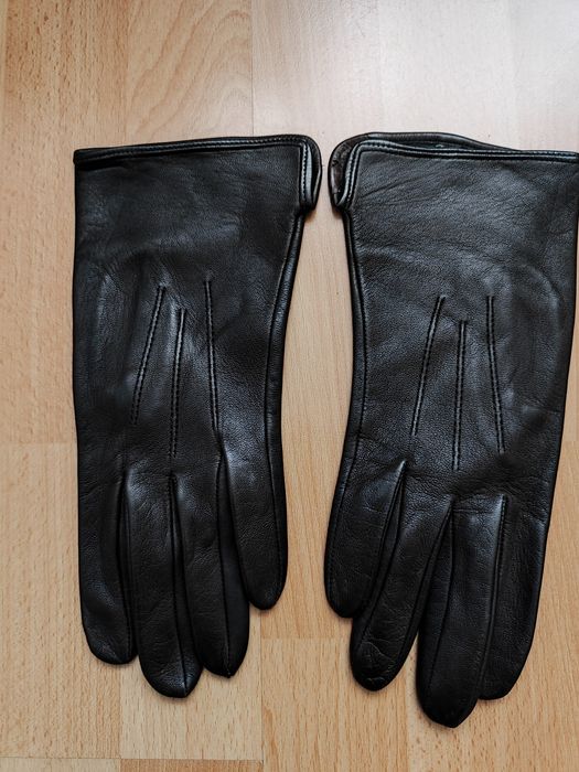 Klasyczne rękawiczki skórzane męskie rozmiar S