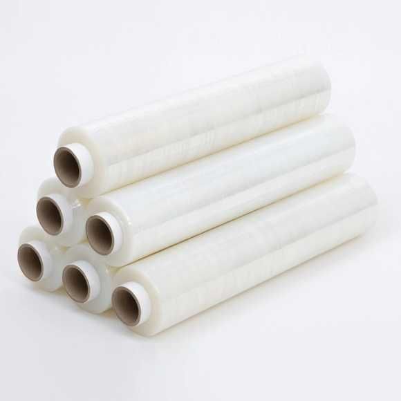 Folia stretch 2,50 kg brutto 50cm bezbarwna 162 rolki półpaleta strecz