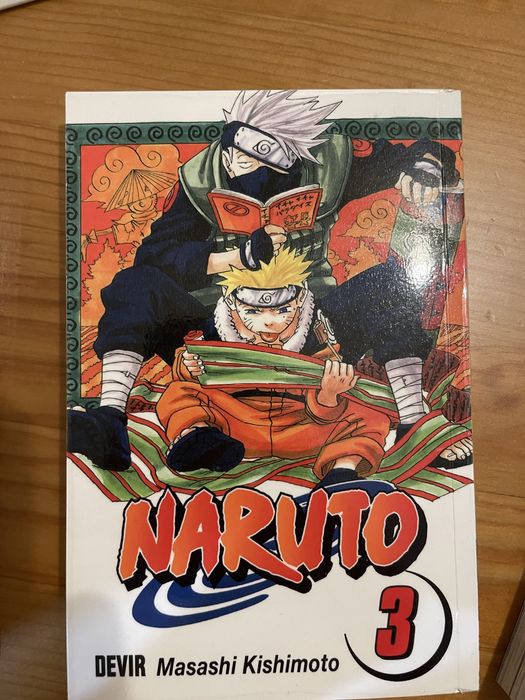 Manga Naruto vols. 1, 3, 10 + Boruto vol. 10