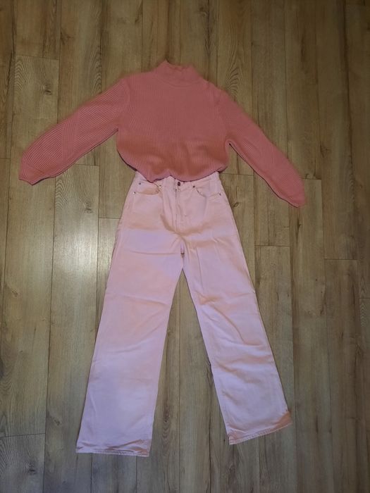 Джинси з кофтою, джинси h&m, кофта, светр, Goldi