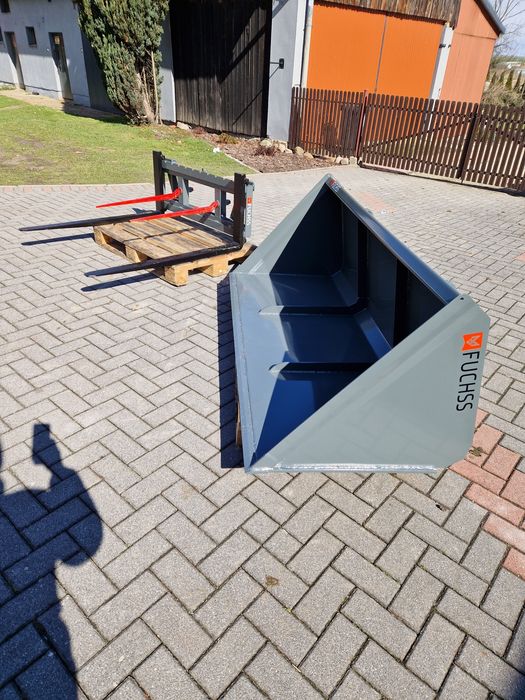 Zestaw łyżka szufla widły do palet euroramka