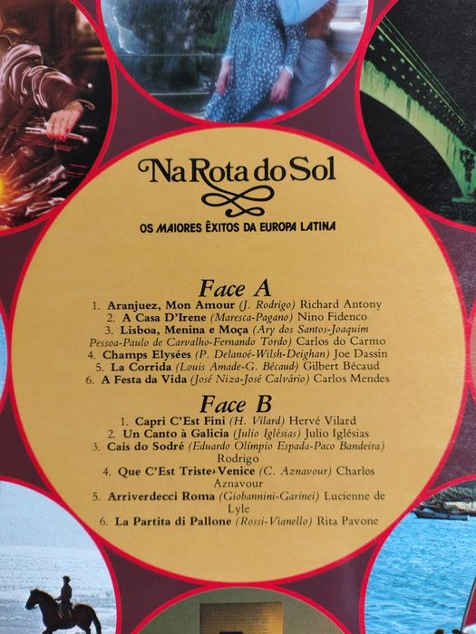 Os Maiores Êxitos da Europa Latina - 8 Vinis