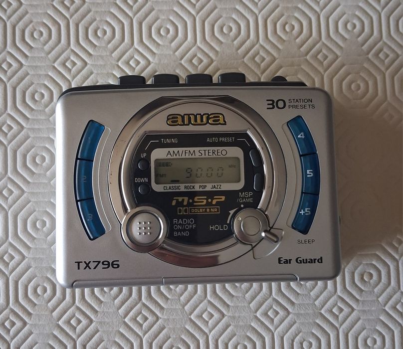 Leitor de cassetes Walkman Aiwa