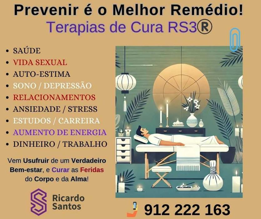 Terapias Energéticas RS3® "Chaves da Consciência e Terapia de Cura"