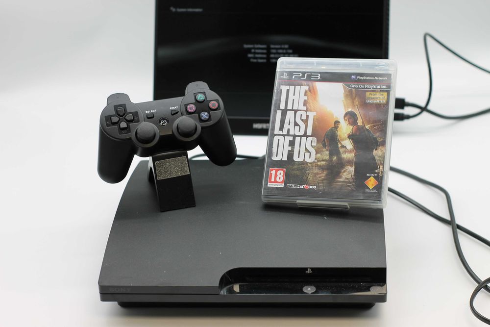 Konsola Sony PlayStation 3 Slim 160GB (149GB) + The Last of Us + Pad