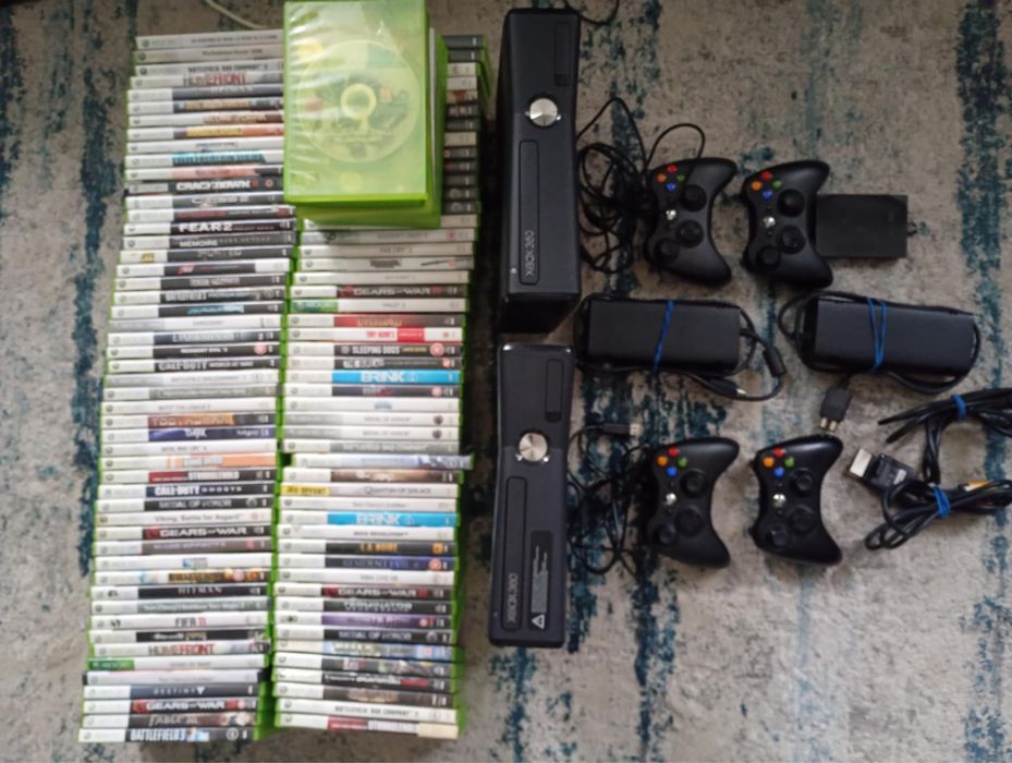 Xbox 360 uzywany z duza iloscia gier
