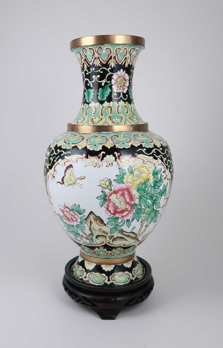 Jarra em esmalte de cantão - 26 cm