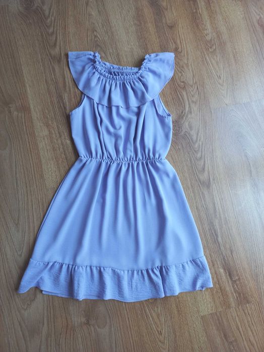 Sukienka fioletowa 158