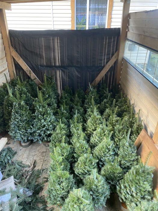 Плетена ялинка ручної роботи...