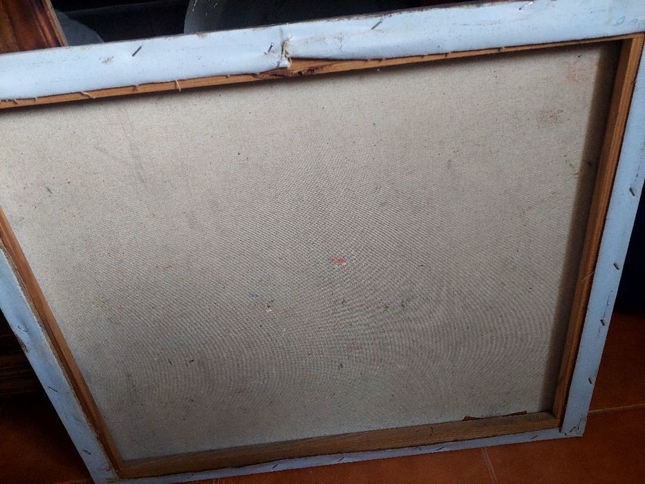 Tela pintada a óleo registada