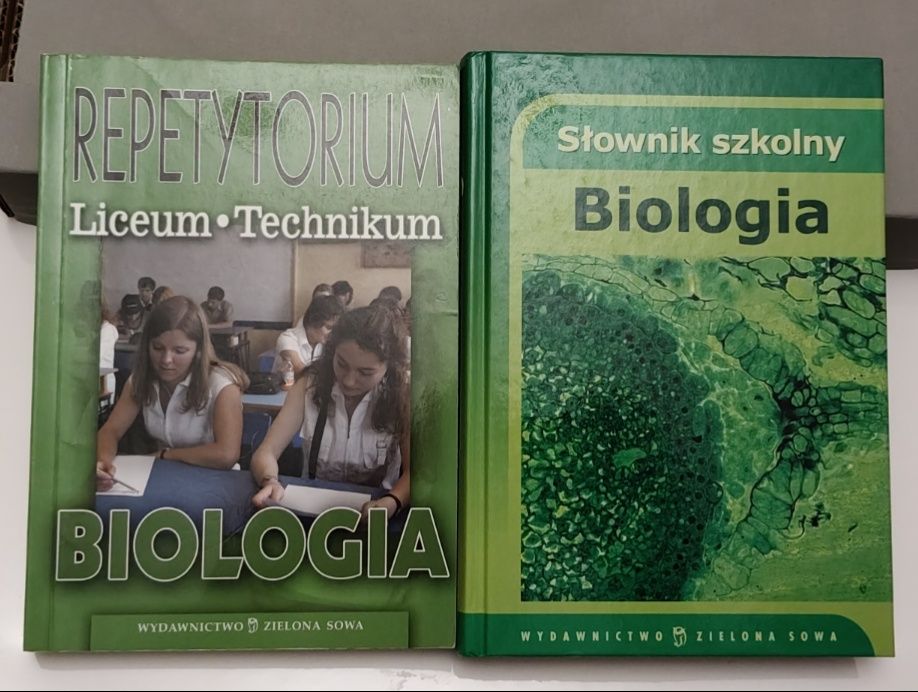 Repetytorium Biologia + Słownik Szkolny Biologia ( Stan B. Dobry)