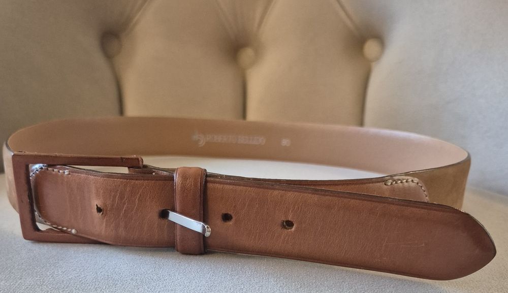 Pasek skórzany damski